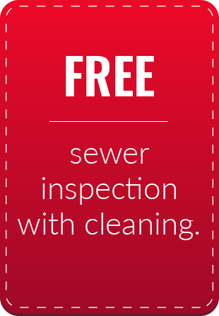 Free Sewer Inspection with Cleaning